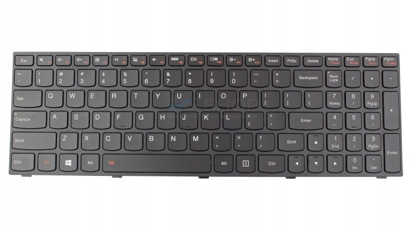 Tastatur LENOVO FLEX 15 2-15 2-15D / Schwarz LED