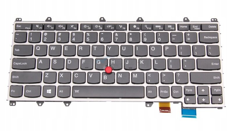 Tastatur Lenovo ThinkPad Yoga 370 / Silber LED