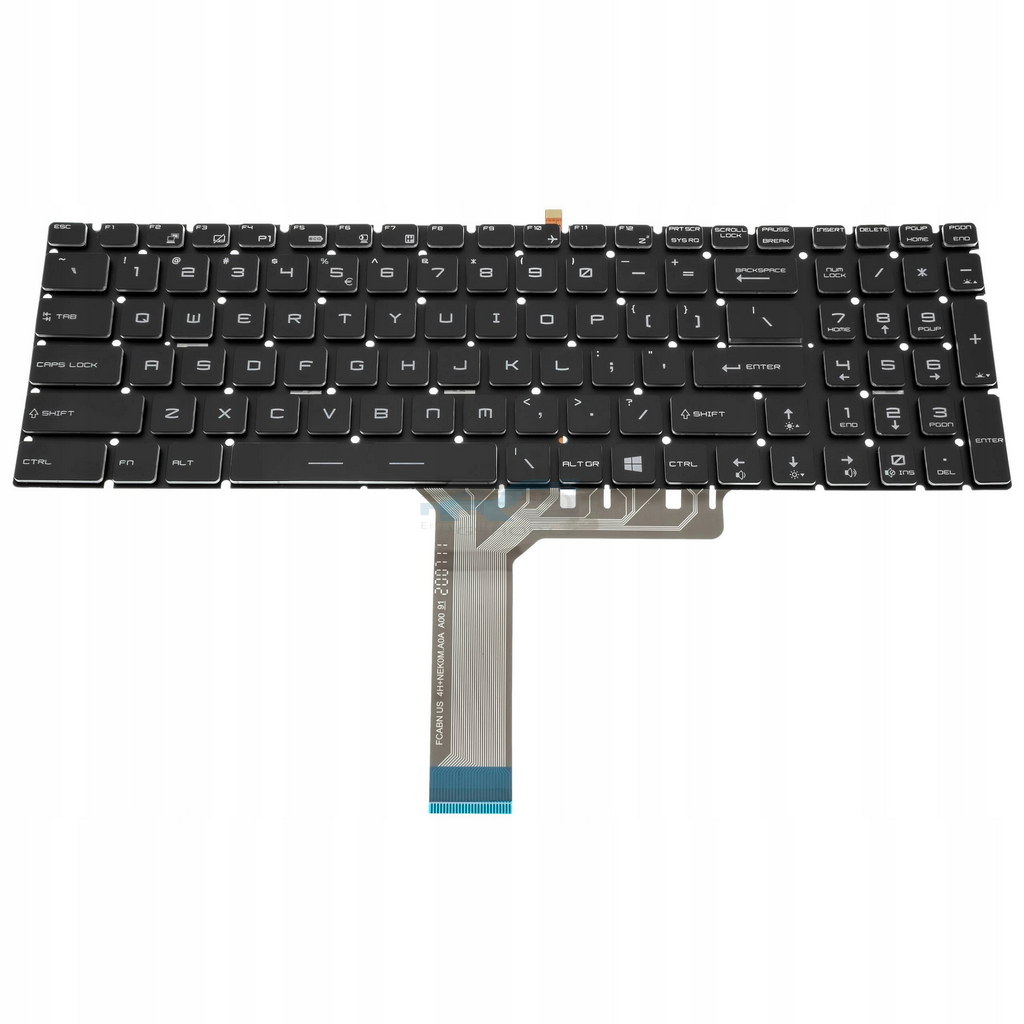 Tastatur MSI PE70 2QD / LED Weiß