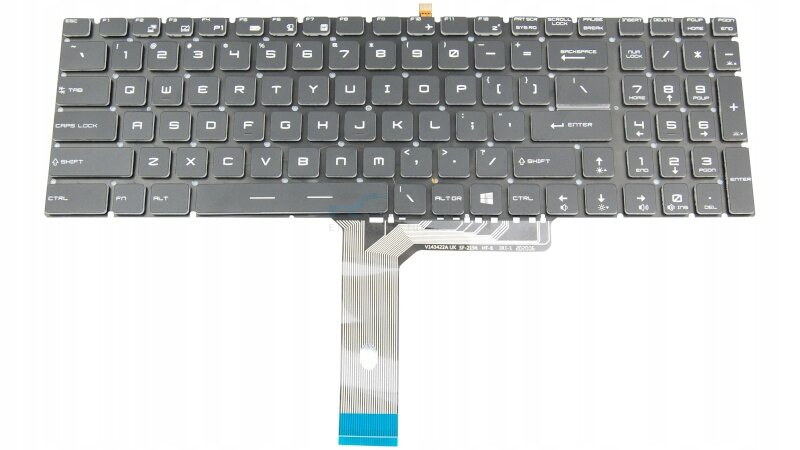 Tastatur MSI PL60 7RD / LED White