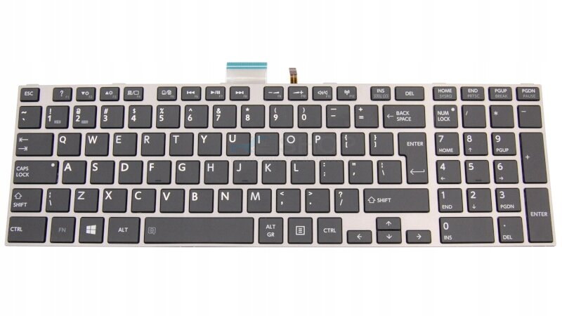Tastatur TOSHIBA P855-10Q P855-10Z / SILBER LED