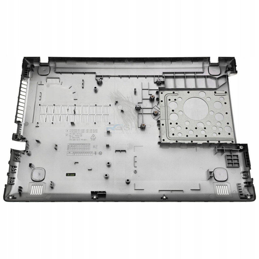 Unterschale Gehäuse + Handauflage Lenovo 500-15ACZ 500-15ISK / Silber