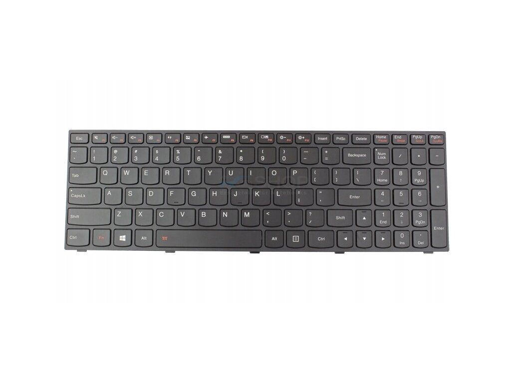 Tastatur LENOVO FLEX 15 2-15 2-15D / Schwarz LED