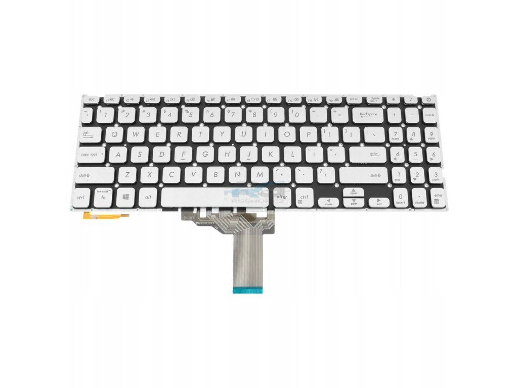 Tastatur Asus Vivobook A509DA A509FA D509BA D509DA / Silber LED
