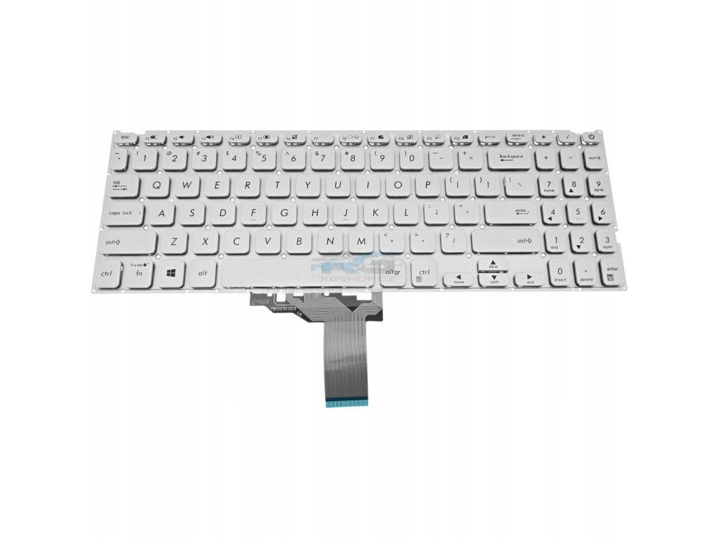 Tastatur Asus Vivobook A509DA A509FA D509BA D509DA / Silber
