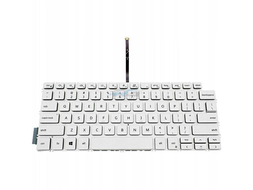 Tastatur Dell Inspiron 14 7490 7491 / Silber LED
