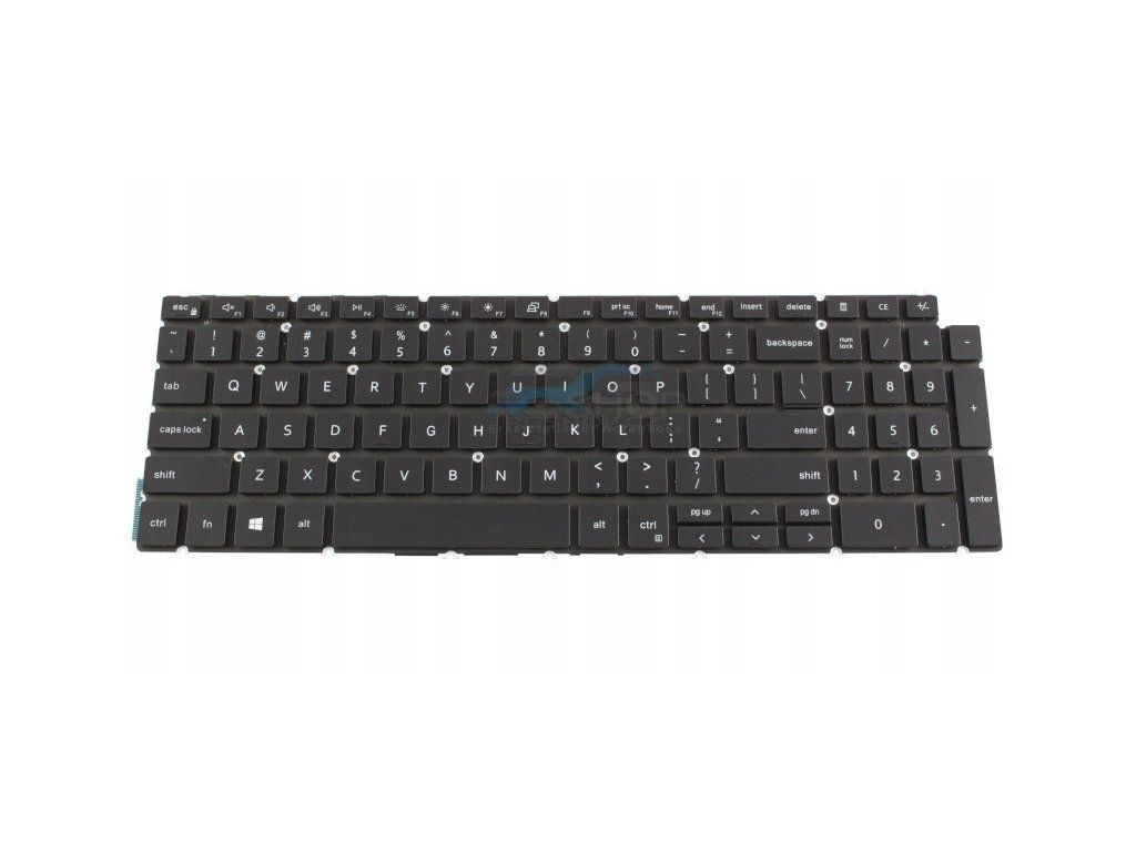 Tastatur Dell Inspiron 3502 / Schwarz LED