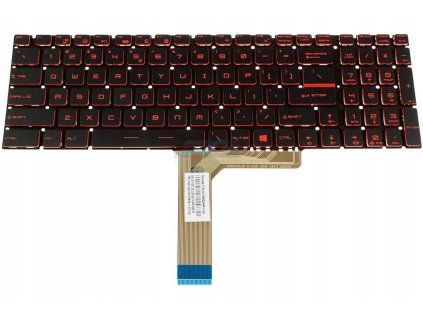 Tastatur MSI MS-17C6 MS-17C7 / LED Red