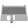 Handauflage mit Tastatur LED Lenovo ThinkBook 15 G3 ACL ITL / Silber