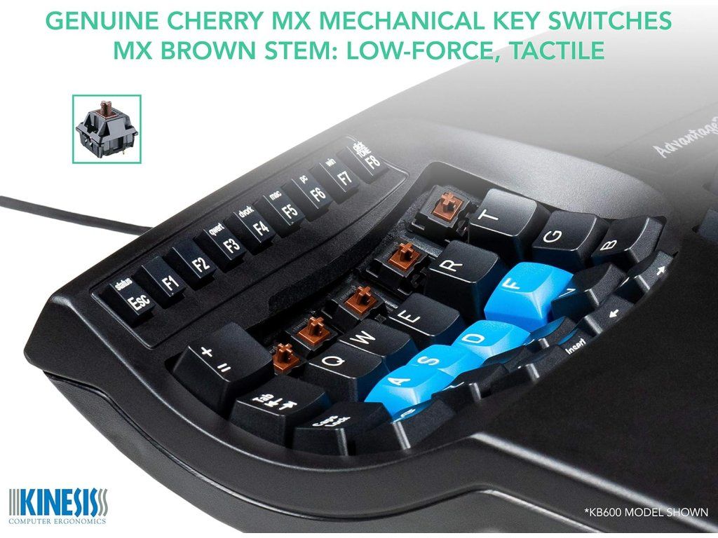 Kinesis Advantage2 Cherry MX Brown Wired (KB600) - Ergo-product