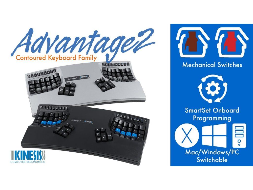 Kinesis Advantage2 Cherry MX Brown Wired (KB600) - Ergo-product