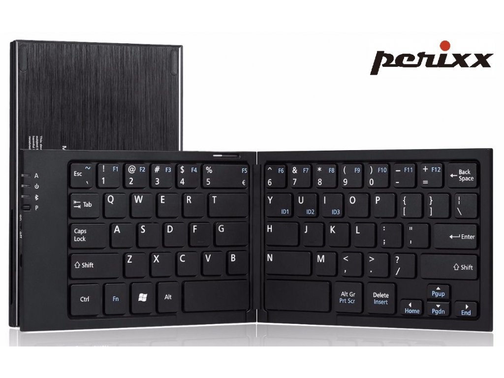Perixx 805L II US folding keyboard Bluetooth black (11243) - Ergo-product