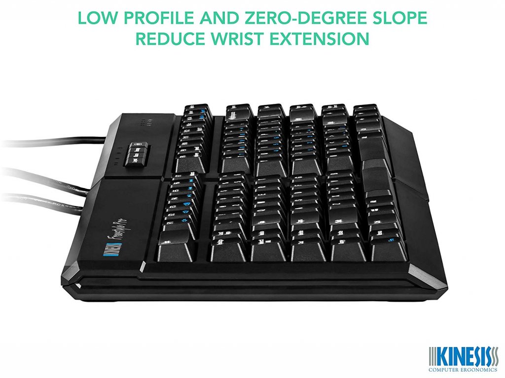 Kinesis Freestyle Pro Quiet programmable keyboard (KB900-RDQ