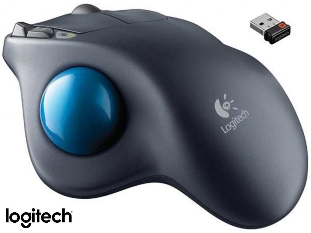 Logitech Wireless Trackball M570 bezdrátová myš (910-002090) - Ergo-product
