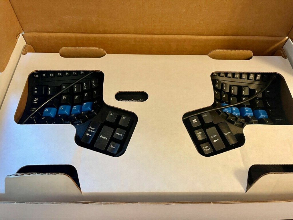 Kinesis Advantage2 Cherry MX Quiet Red Wired (KB600LFQ) - Ergo-product