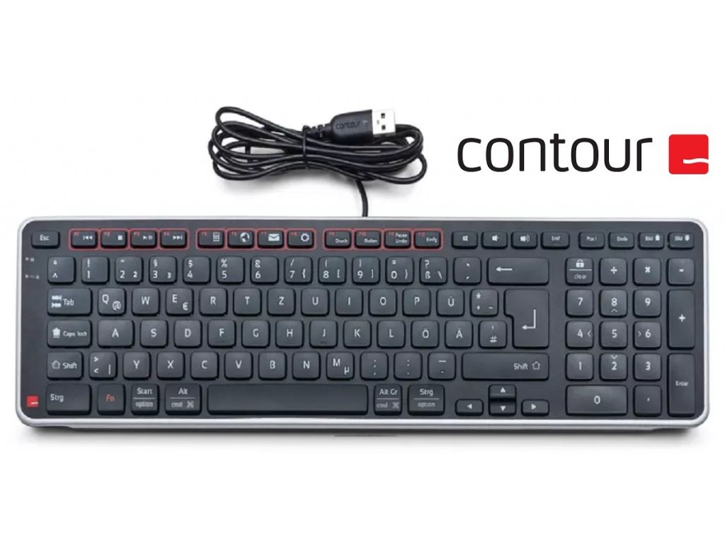 Contour Design Balance Keyboard DE Wired - Ergo-product