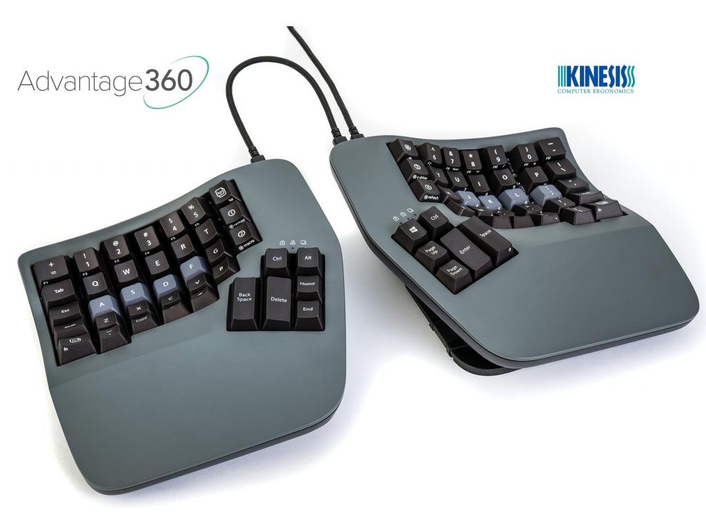 kinesis advantage 360 pro / palm padsセット Kinesis Advantage360 SmartSet wired (KB360-GBR) - Ergo-product