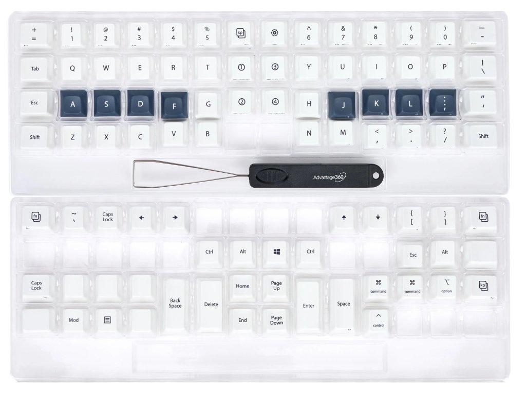 kinesis-advantage360-qwerty-keycap-set-white