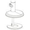 stojan-pro-tri-monitory-upevneni-na-sroub-cerna--mf23b101b18-
