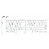 perixx-805l-ii-us-bluetooth-keyboard-aluminium-white