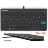 penclic-c3-office-wired-keyboard-3x-usb-hub-black