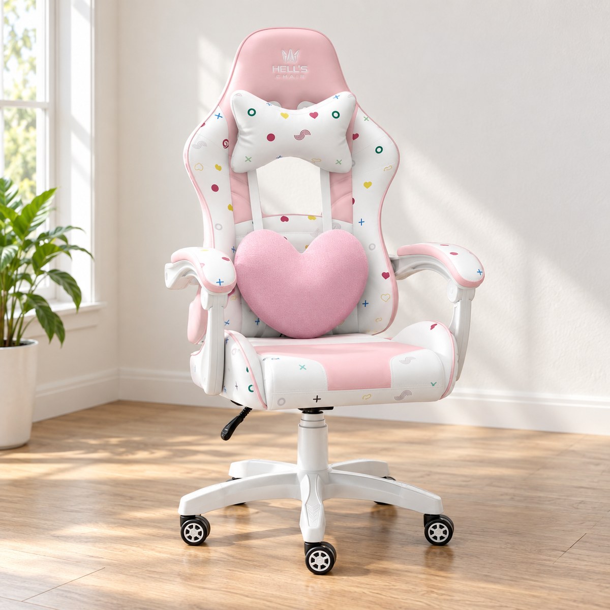 Detské kreslo Rainbow 2.0 viacfarebné ekokoža od Hell's Chair