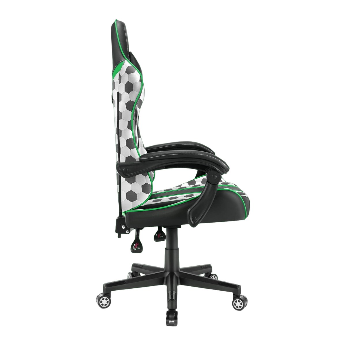 Detské kreslo HC-1005 futbalový motív, pohľad zboku