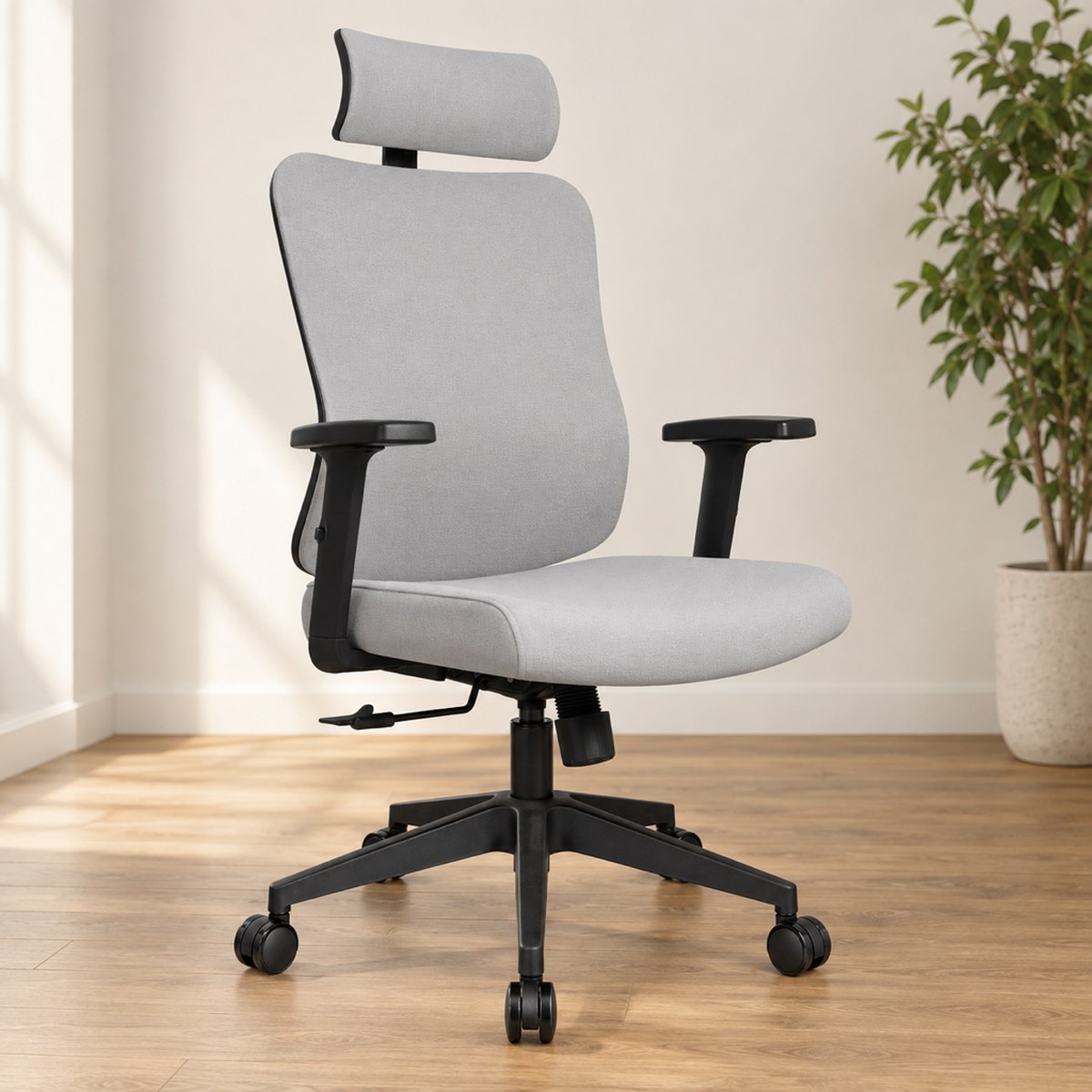 Kancelárska stolička HC-1041 sivá, látka Premium od Hell's Chair