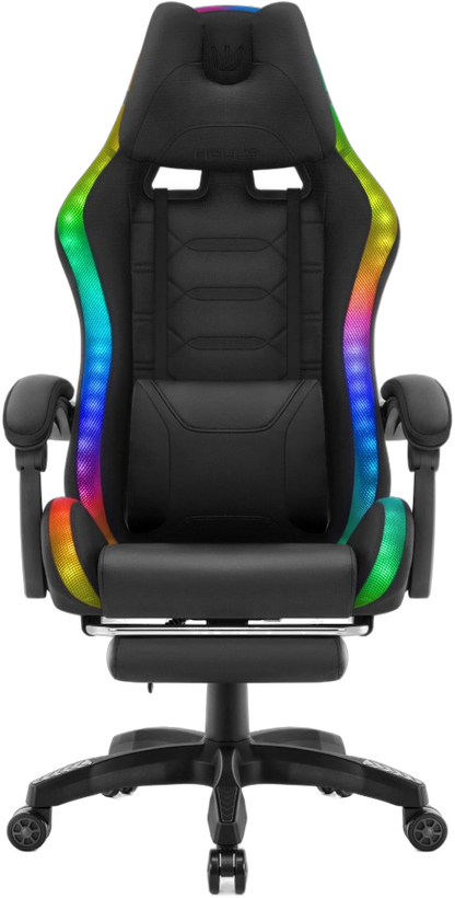 Detská herná stolička Hell's Chair HC-1039 2.0 KIDS s LED podsvietením