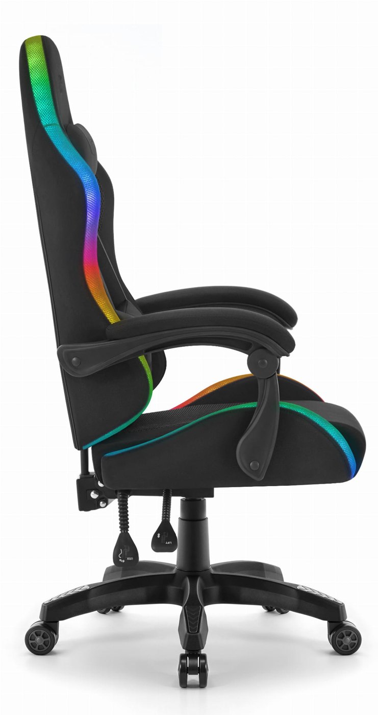 Herné kreslo Hell's Chair HC-1012 s LED podsvietením