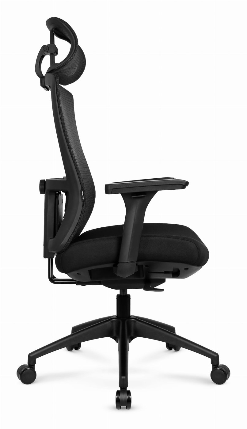 Kancelárska stolička Hell's Chair HC-1046 Premium Mesh, pohľad zboku