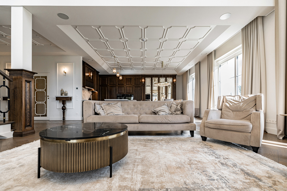 Instalace ERGOVENT RONDO 100 v interiéru