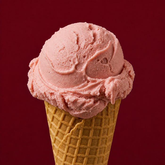 Jahodový sorbet
