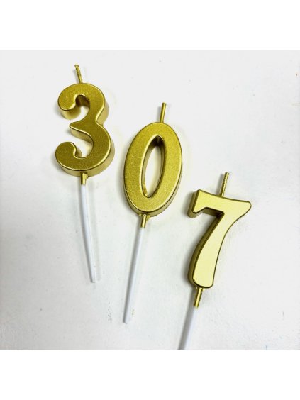 Svíčka číslo - 1ks