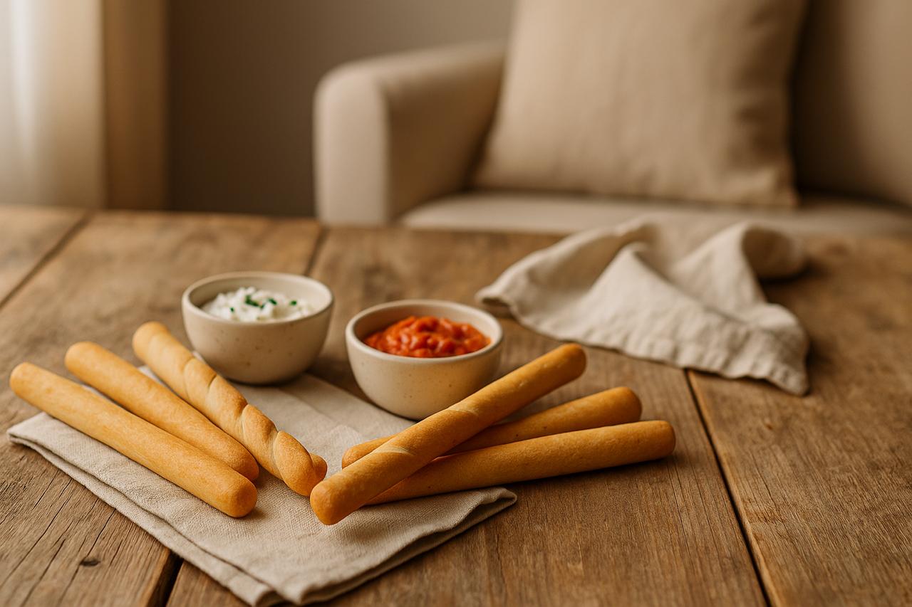 Tyčinky a dipy: najlepšie kombinácie pre domácu pohodu