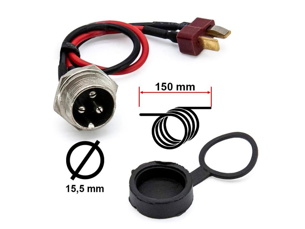 gx16 dean type t charging connector