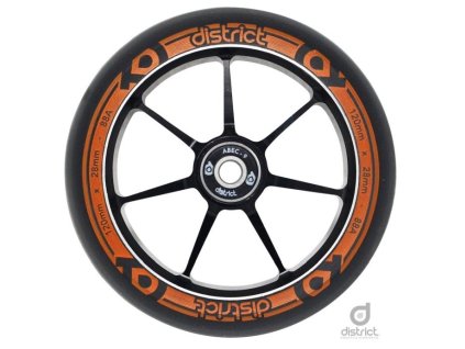 Koliesko District Dual Width Core 110 Black Orange