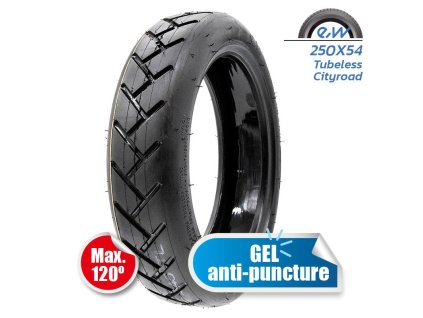 neumatico tubeless 250x54 para xiaomi mi4 ewheel edition gel