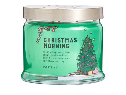 christmas morning partylite