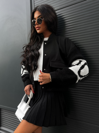 Černá bomber bunda EVOL