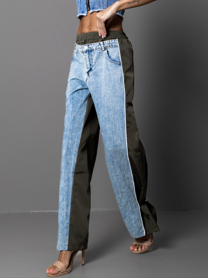 Kombinované džíny APIS s rozšířenými nohavicemi