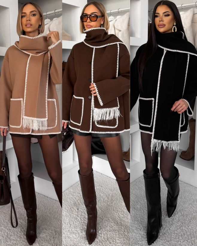 Jeden kousek, tři dokonale chic barvy. A ta šála ve stejném stylu? Absolutní zimní must-have! ❄️🤍 👜 Velké kapsy pro...