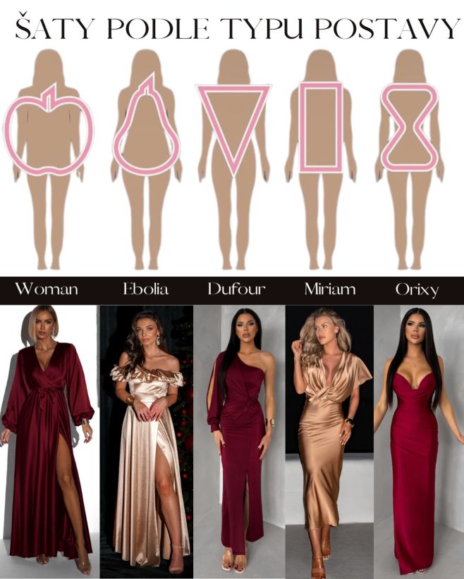 ✨ Každá postava je jiná. Každá je krásná. Stačí jen vědět, který střih pracuje pro tebe 🤍 Šaty podle typu postavy nejsou...