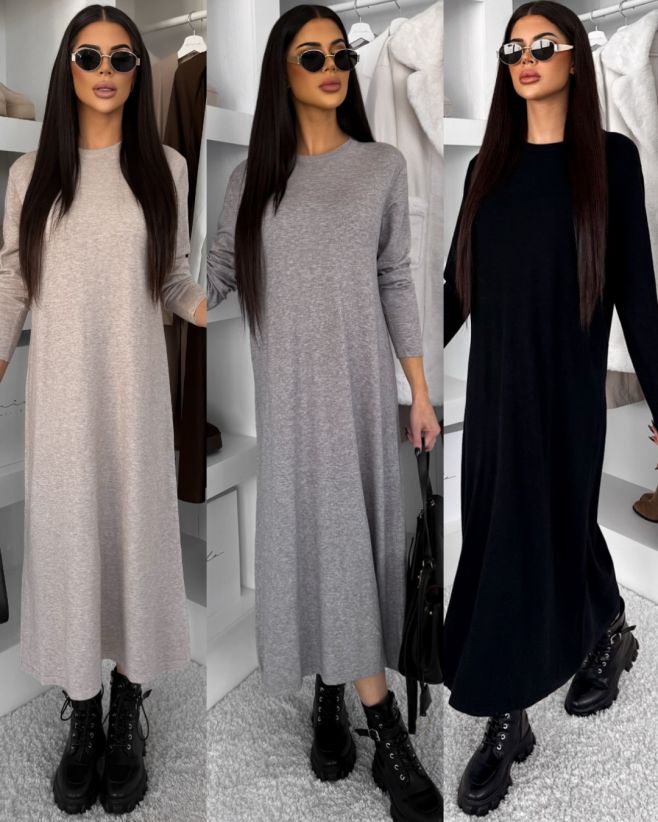 🖤 Dny, kdy nemáš náladu řešit outfit… ale stejně chceš vypadat dobře. Maxi svetrove šaty RAVONI jsou ten typ kousku, do...