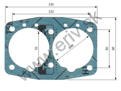Tesnenie pod ventilovú dosku MK 103