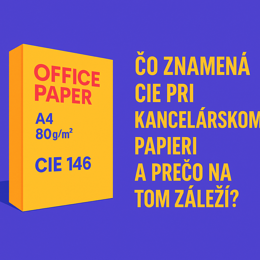 Ako si vybrať správny kancelársky papier podľa CIE belosti