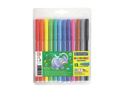 Fixy CENTROPEN 7790 Washable - sada 12 ks