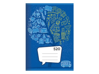 Zošit 520 20 listový, čistý  A5