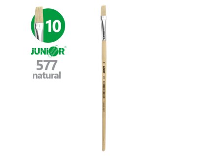 Štetec plochý JUNIOR č. 10" 577 Natural