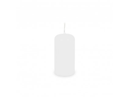 Sviečka valcová 40 x 80 mm, biela (4 ks v bal.)
